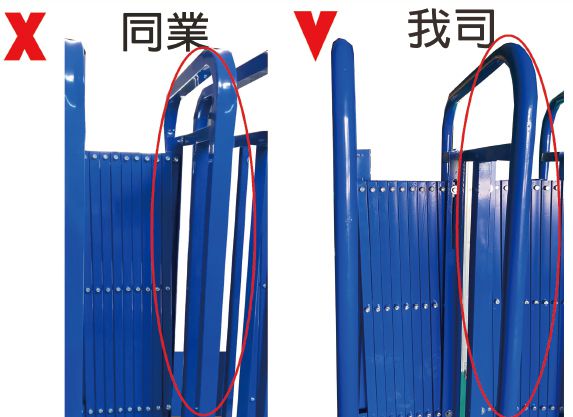 伸縮剪刀門門片用加粗圓管 伸縮剪刀門門片用加粗圓管